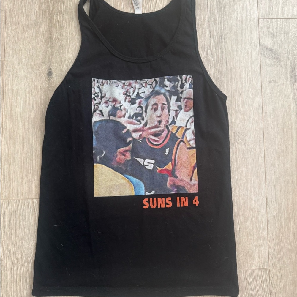 Suns in 4 Black Tank Top